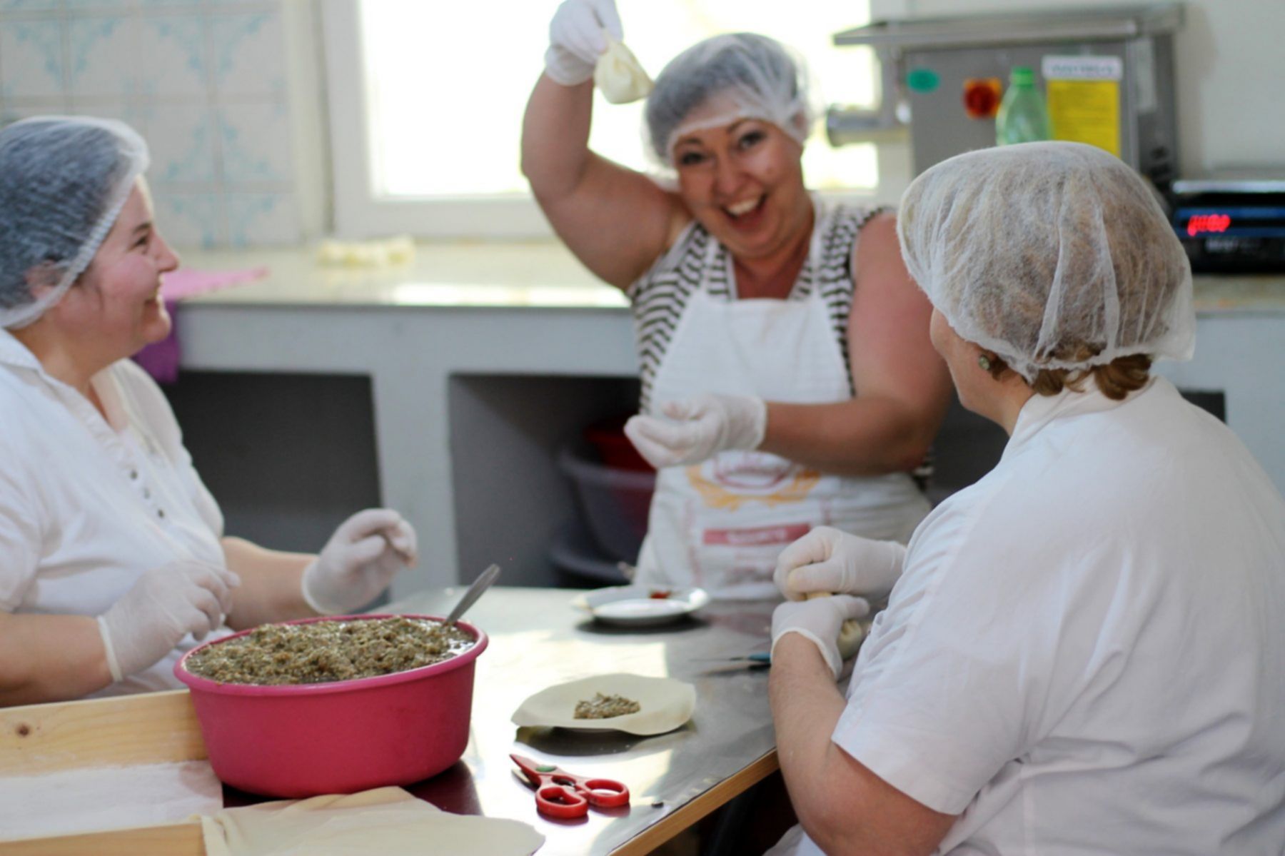 uczymy lepić gruzińskie pierożki chinkali