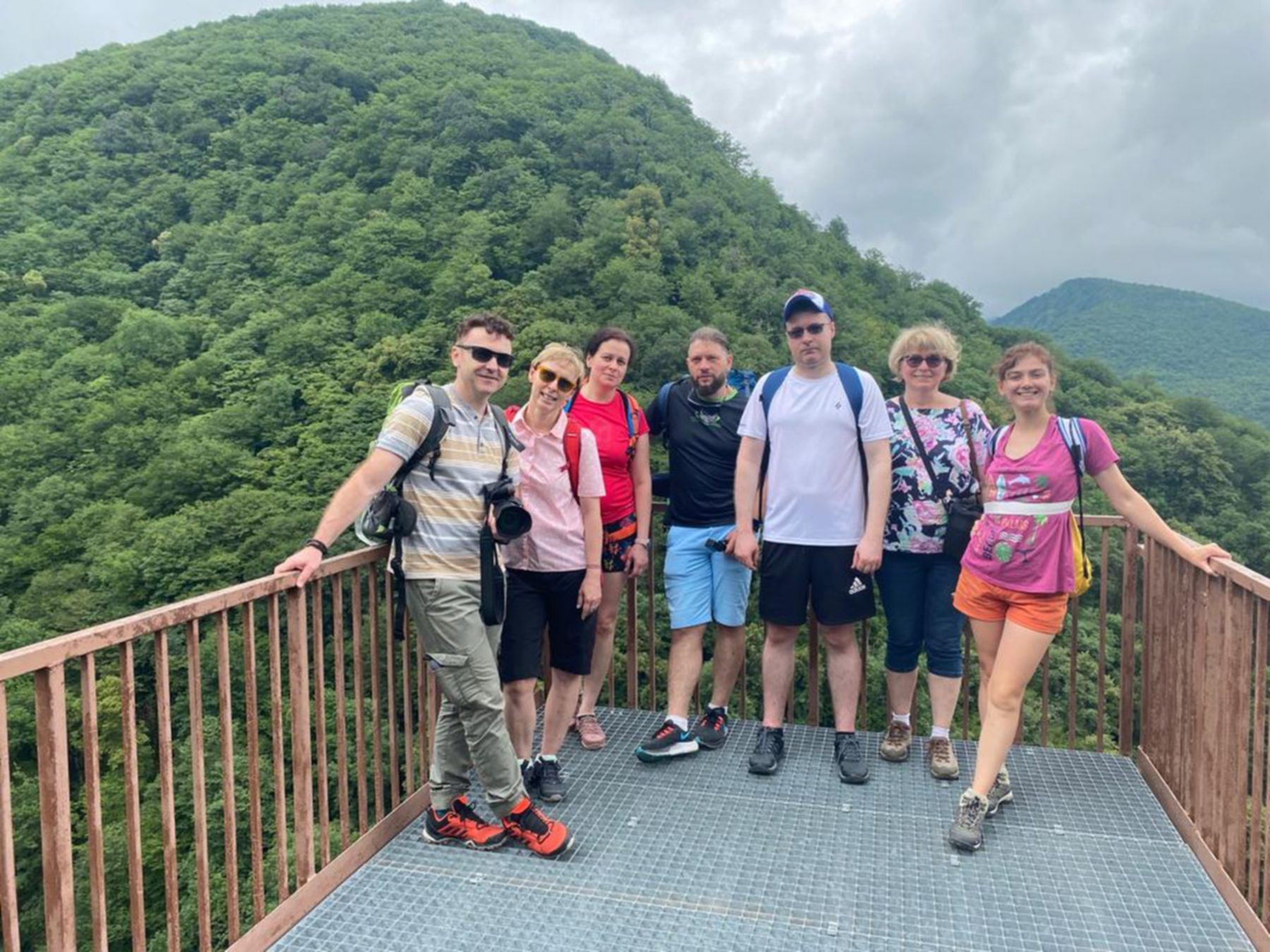 słynne kładki w kanionie okatse i nasi zadowoleni goście