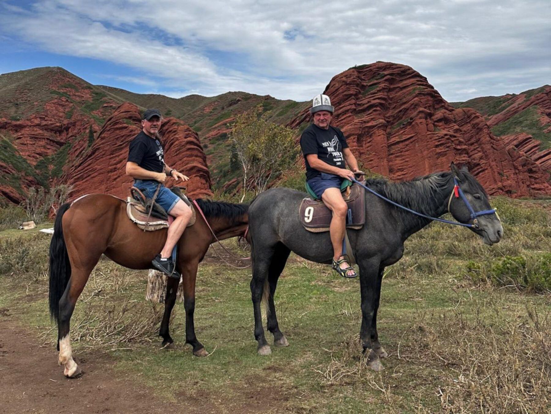 formacja skalna czerwone byki i kirgistanie