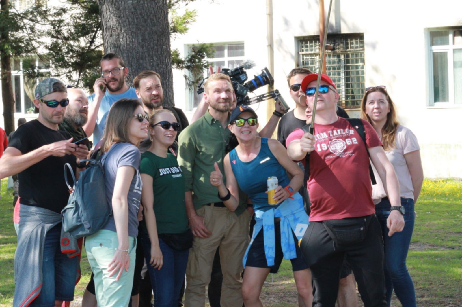 Turyści Kavkaz Brothers podczas święta Lelo Burti w Gruzji