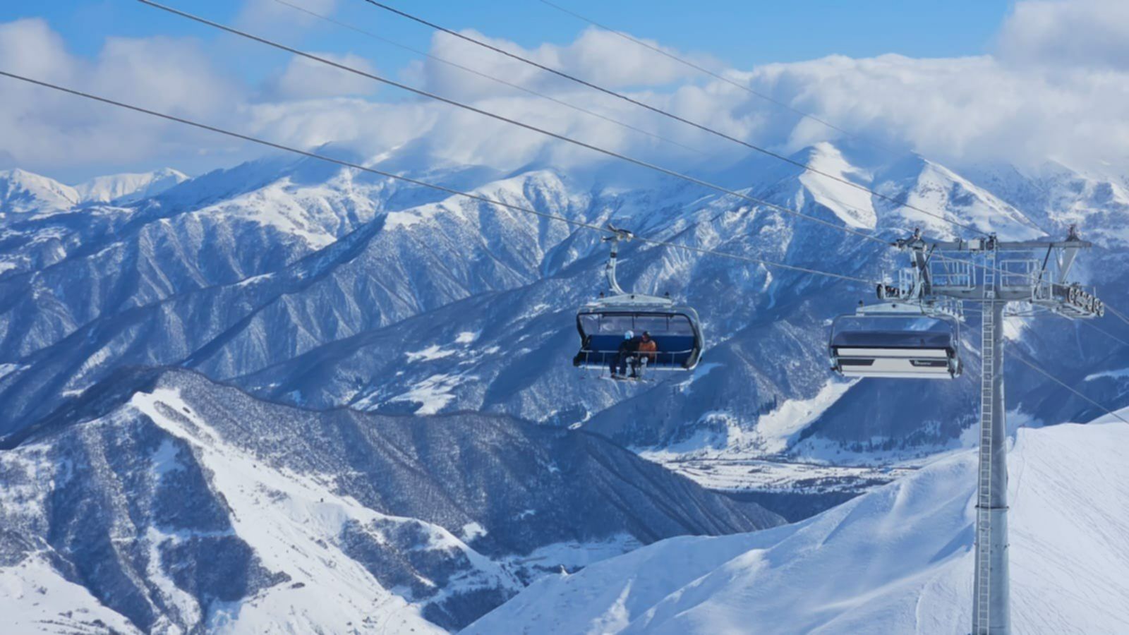 Narty, Gudauri, Gruzja